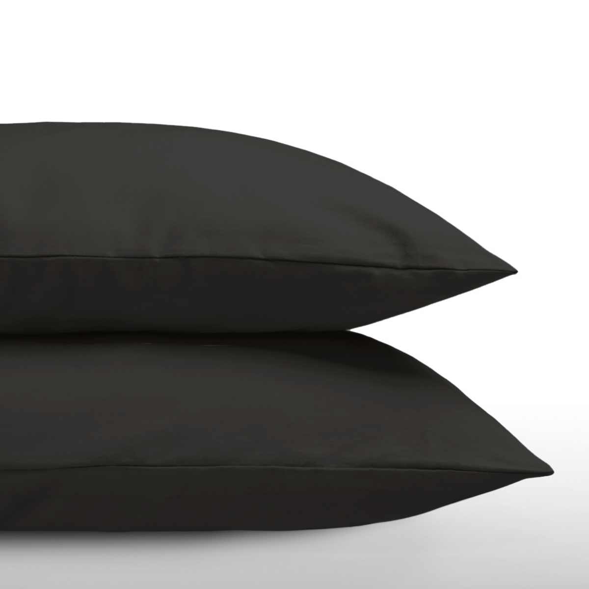Royalbed Kussensloop Set van 2 - Zwart 60x70cm