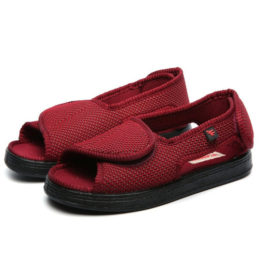 Coles Wide Feet Sandals - Red