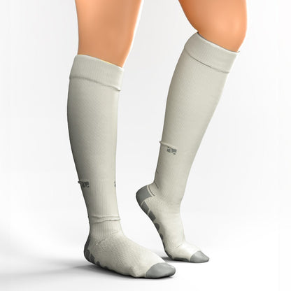 Compression Socks - White Grey