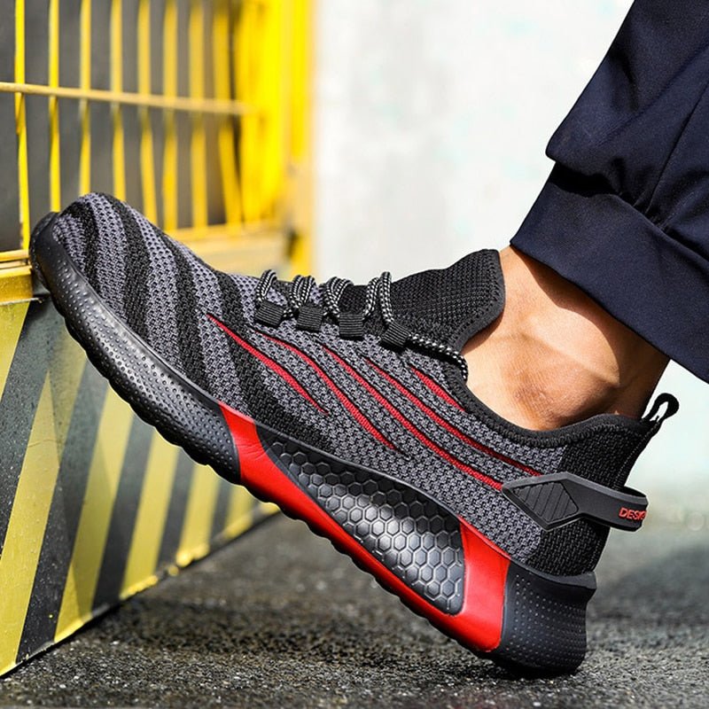 Unbreakable Ortho Safety Shoes - Red
