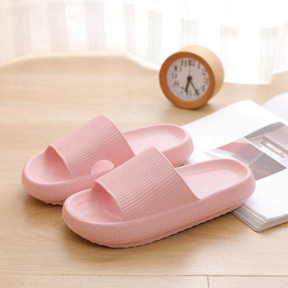 Heel Support Cushion Slides - Pink