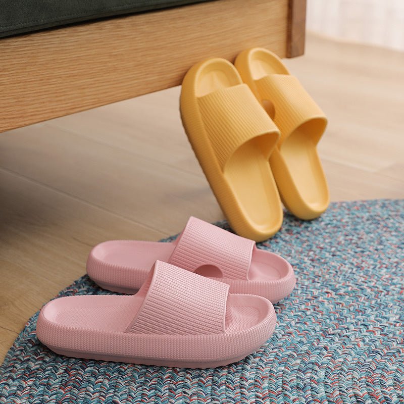Heel Support Cushion Slides - Yellow