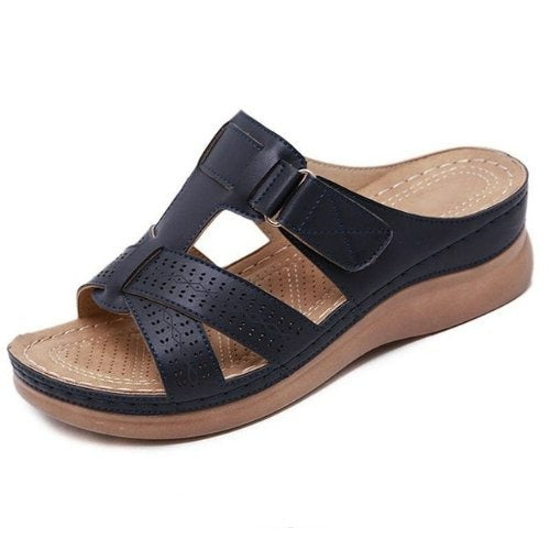 Ortho Roman Orthopedic Sandal - Black