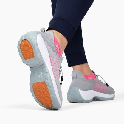 Ortho Stretch Cushion Shoes - Gray Pink