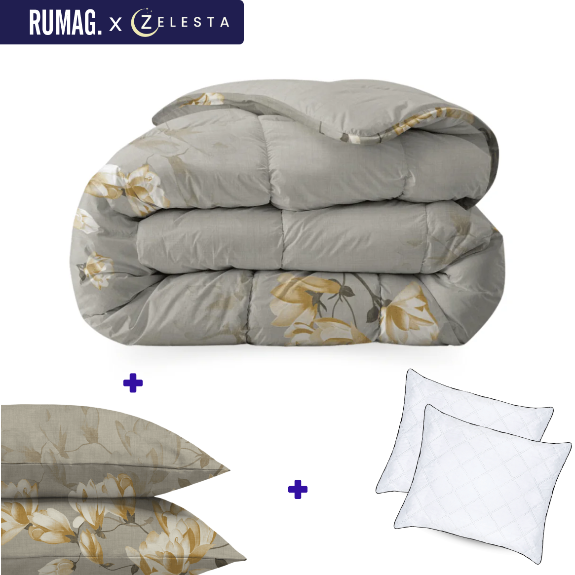 Naar bed met Rumag X Zelesta - Royalbed White Blossom Bundel