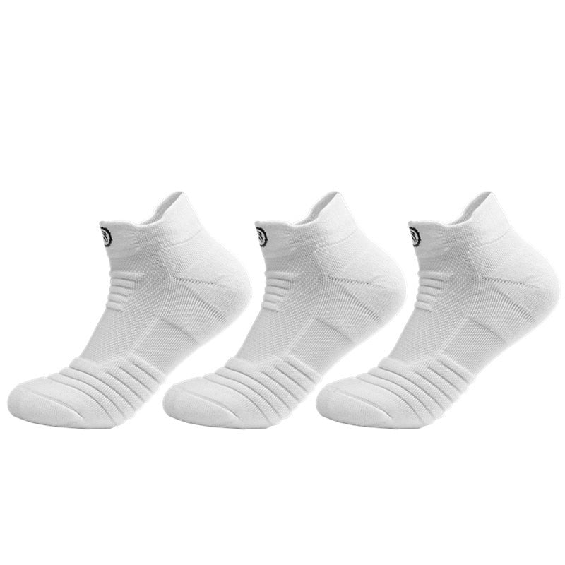 White Breathable Ankle Socks - 3 Pack